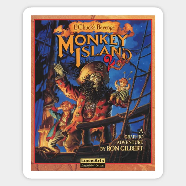 Monkey Island 2: Lechuck's Revenge [Text] Sticker by Zagreba